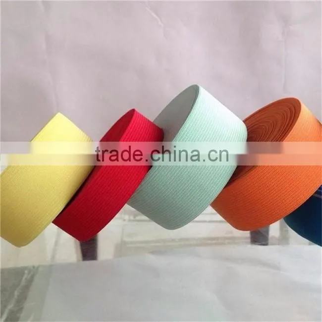 Wholesale High Quality 5CM Knitted Elastic Tape for Sofa