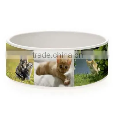 Sublimation ceramic pet bowl
