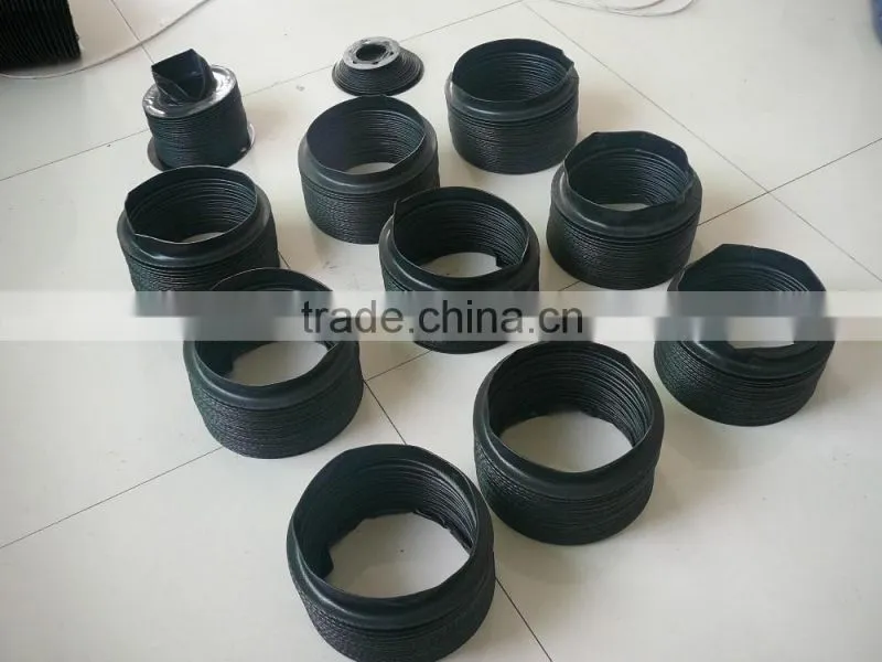 fabric round protective bellows round bellows accordion protection