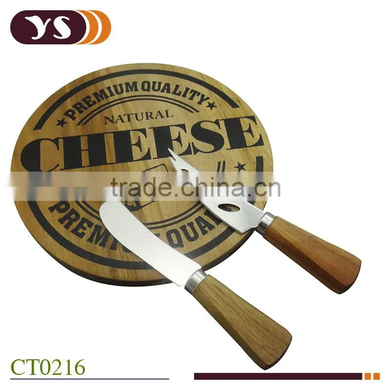 2pcs cheese knife and cheese board in book box
