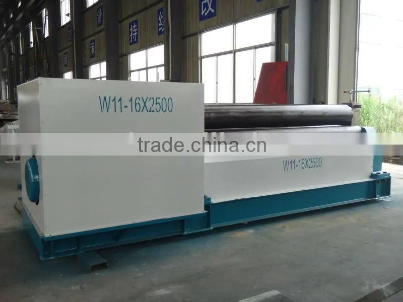 specification for sheet rolling machine,3-roller steel plate rolling machine