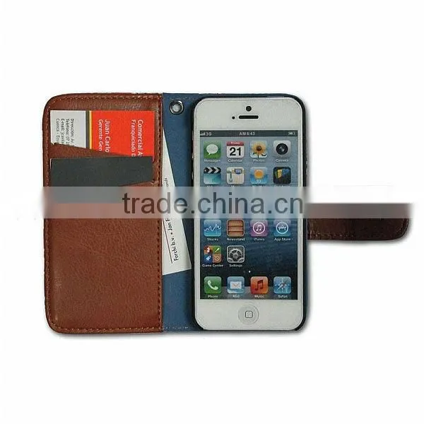 Original flower leather phone case for Pantech SKY Vega IM-A830 with credit card slot