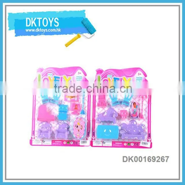 Pink Color Preschool Furniture Set Pretend Play Furniture Toy