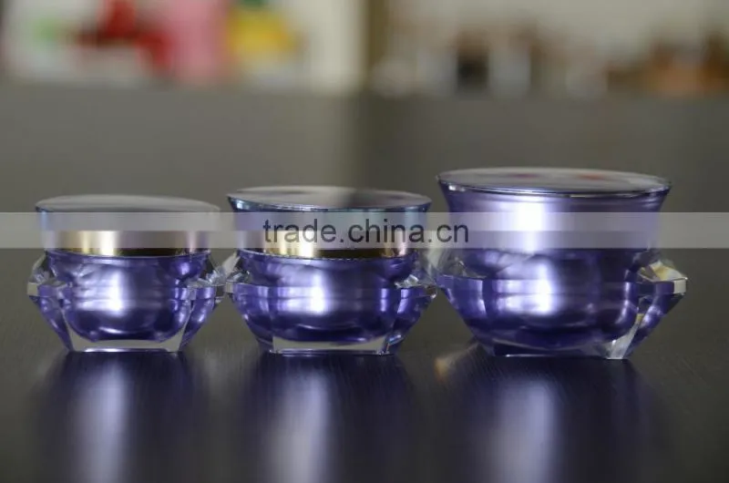 china export cosmetic packaging body cream jar, plastic empty container jar
