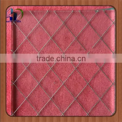 glass manufacturing process 3-19mm wired glass and the lowest wired mesh glass price