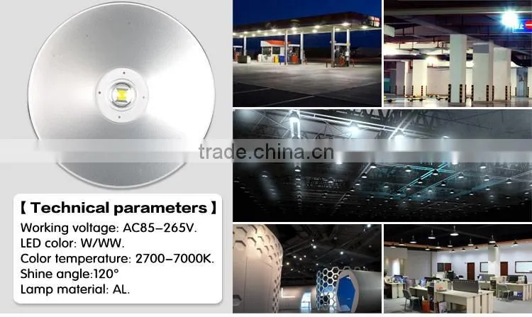 Led linear high bay light ip65, industrial 100w 200w led high bay light