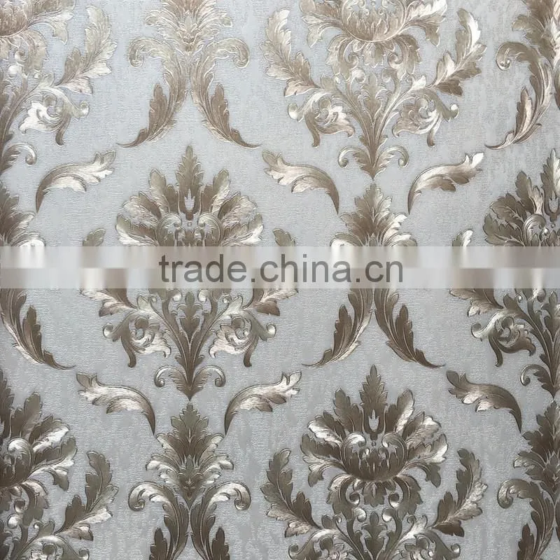 Korea modern flower pvc wallpaper