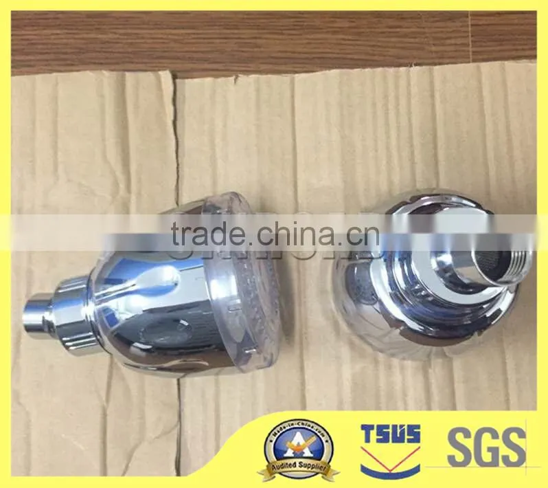 2015 new style electric led water saving ceiling time temperature control led shower head
