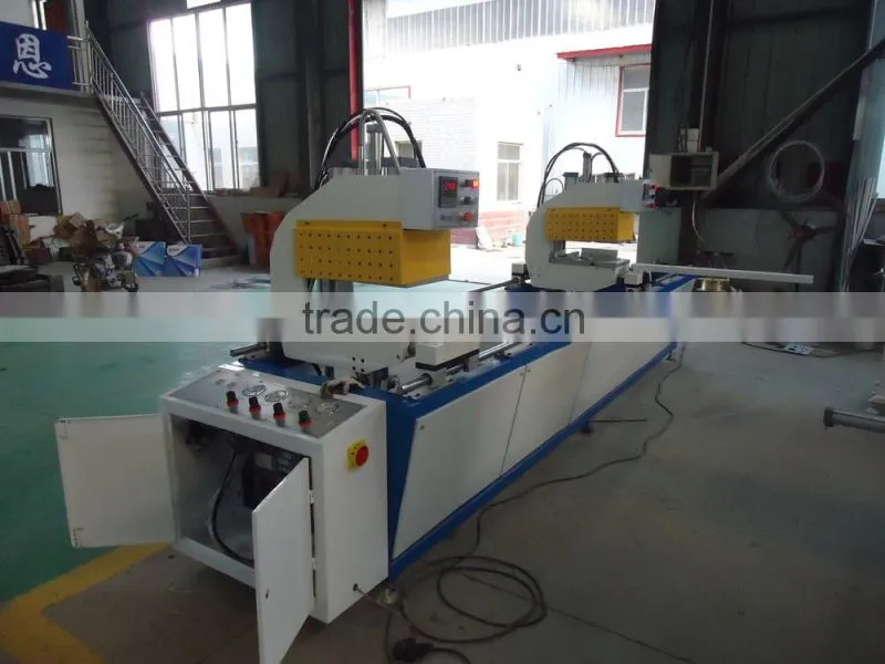 Double head welding upvc windowsill profile machine