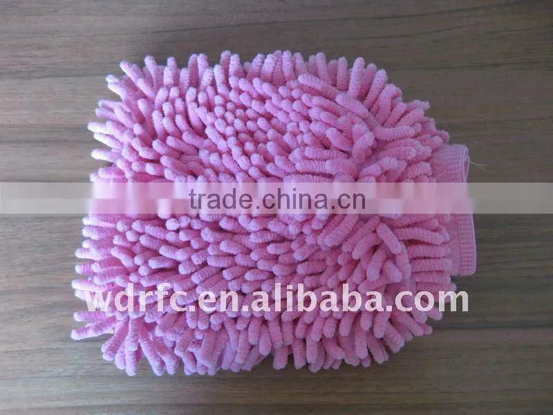 Chenille Mitten&cleaning glove (Polyester Double)