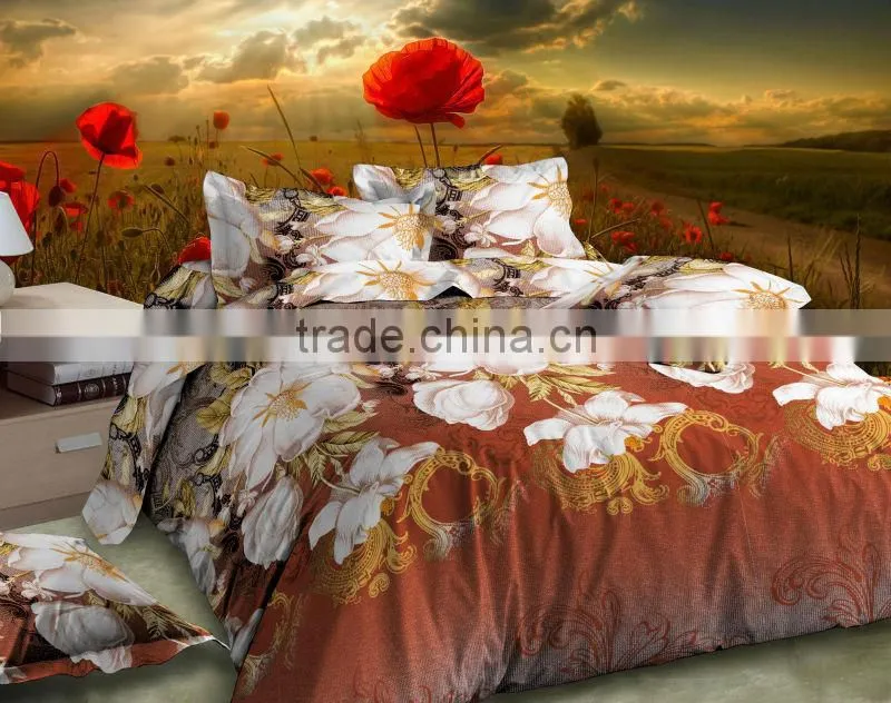 printed bed spread fabric