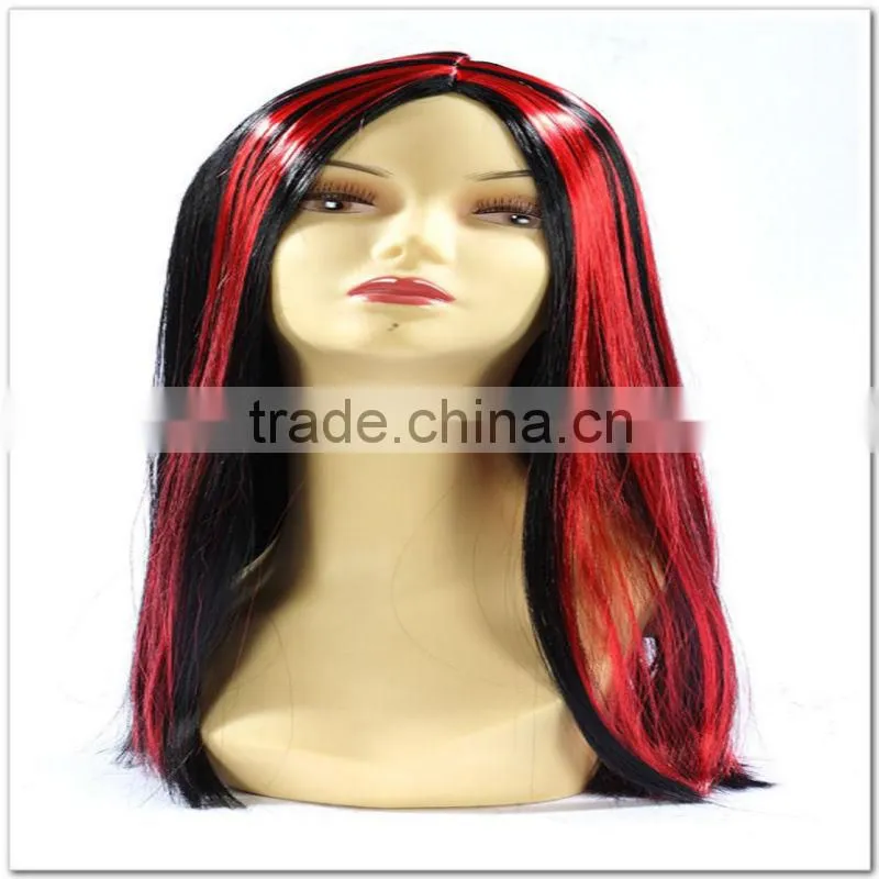 pink Long straight party wigs / cosplay for women