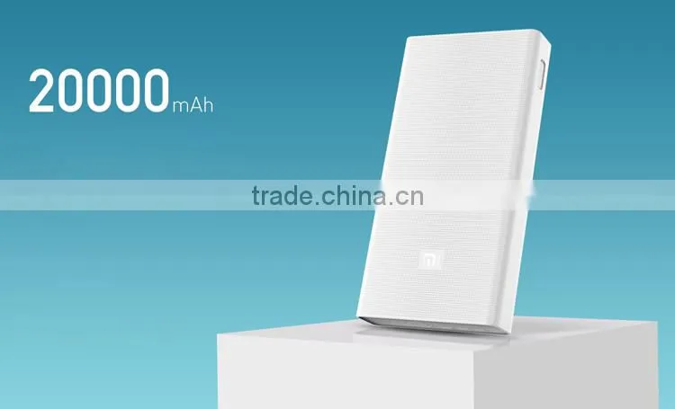 Original XIAOMI Power Bank 20000mAh Dual USB Out 5.1V 3.6A for smartphone