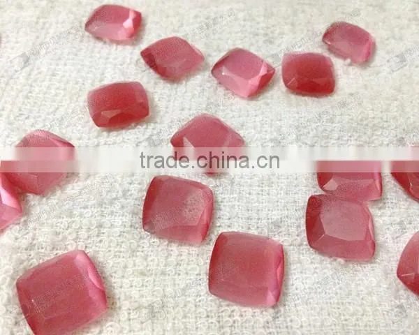 Grey cat eye stone,semi precious stone for cufflinks