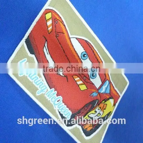 good making woven badge,woven patch for college student apparel