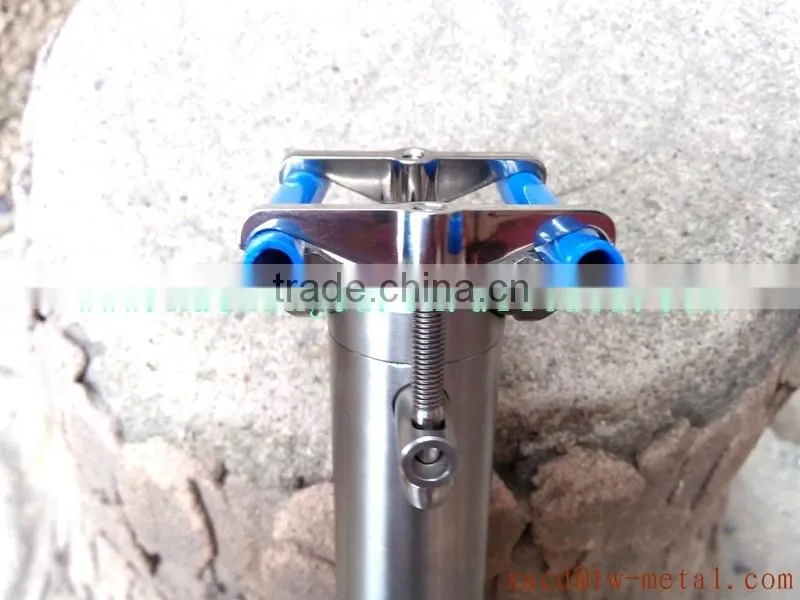 Factory Direct Sale light weight titanium seat post customize titanium material bike parts XACD titanium bicycle seat post