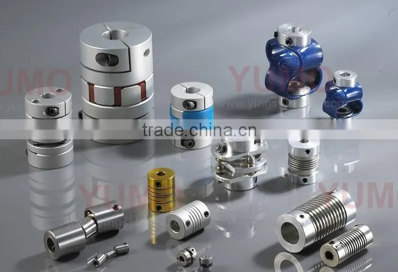 YUMO (LP D27 L50 10X10) Aluminium shaft Couplings Spring Bellows Encoder Couplings
