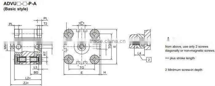 All Type Hydraulic Cylinder Kit Alumnium Cylinder Kit