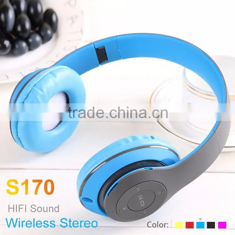 2016SNHALSAR S170 MP3 New wireless bluetooth headphone new products 2016