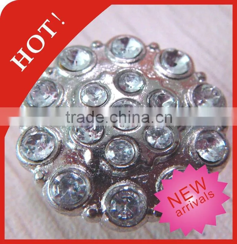 Crystal A Stone Metal Button For Lady jeans