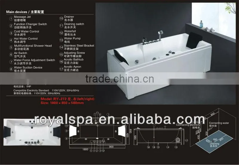 japanese massage bathtub