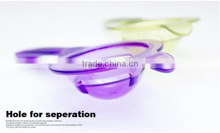 New design high-quality colorful silicon egg tool egg white separater egg yolk separator separates spoon