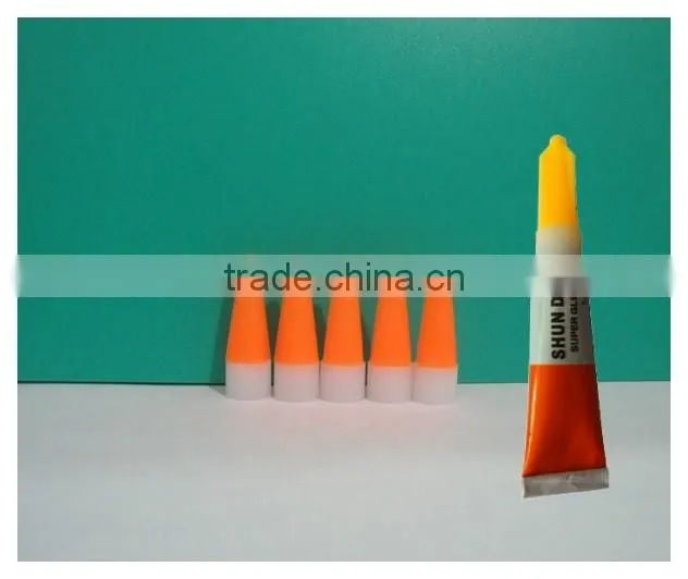 Super glue bottle caps Plastic bottles cap Tube