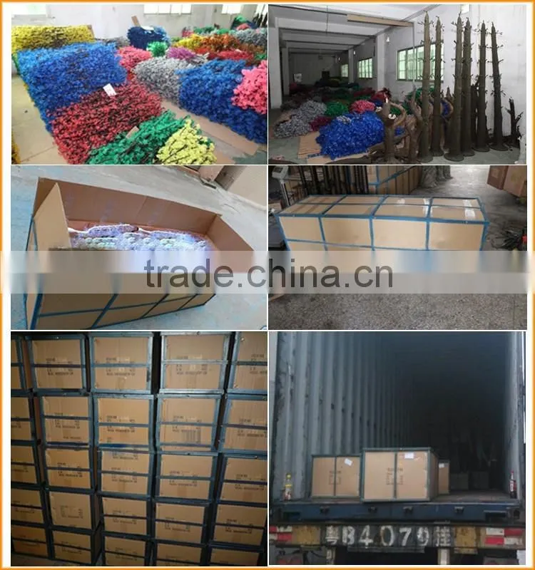 New 2016 holiday light flowers artificial trees in garden