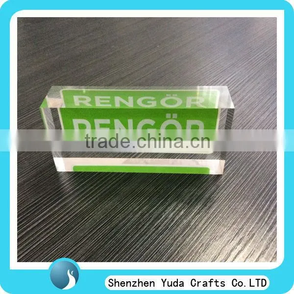 High transparent lucite block diy acrylic block