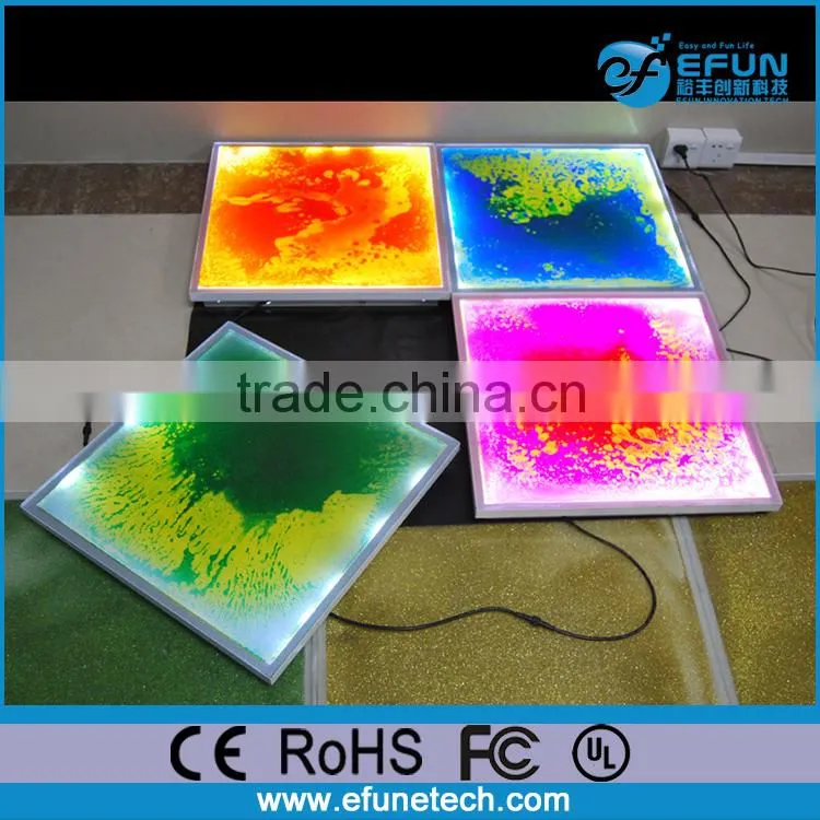 new design fashionable led decorative liquid floor,led dance floor
