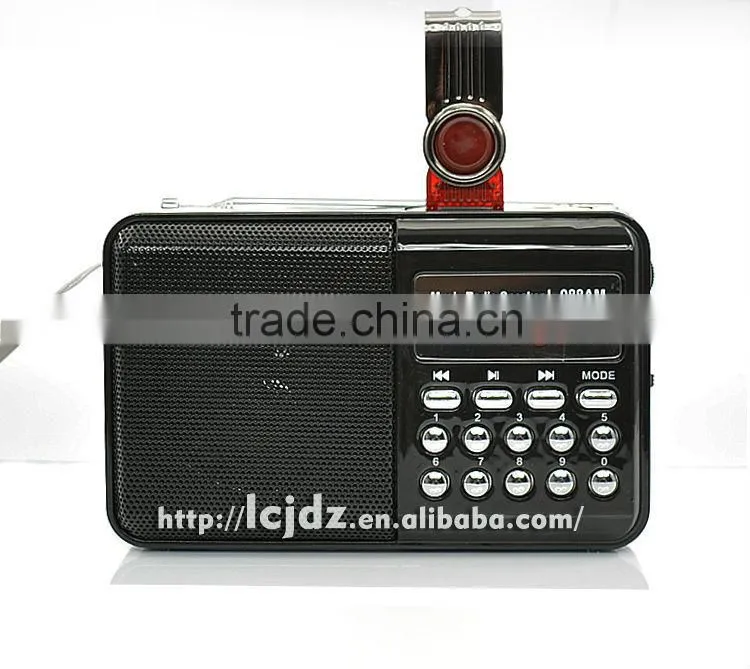 L-988AM Portable mini mp3 radio, mini am/fm radio mp3 player