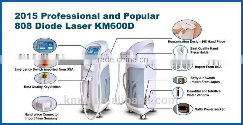 Professional permanent Hair Removal equipment 808nm diode laser Hair Removal machine