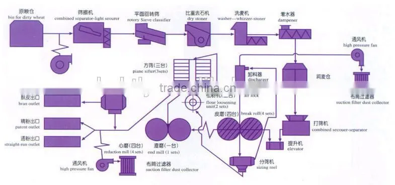 Small Scale Cereals Seed Processing machine
