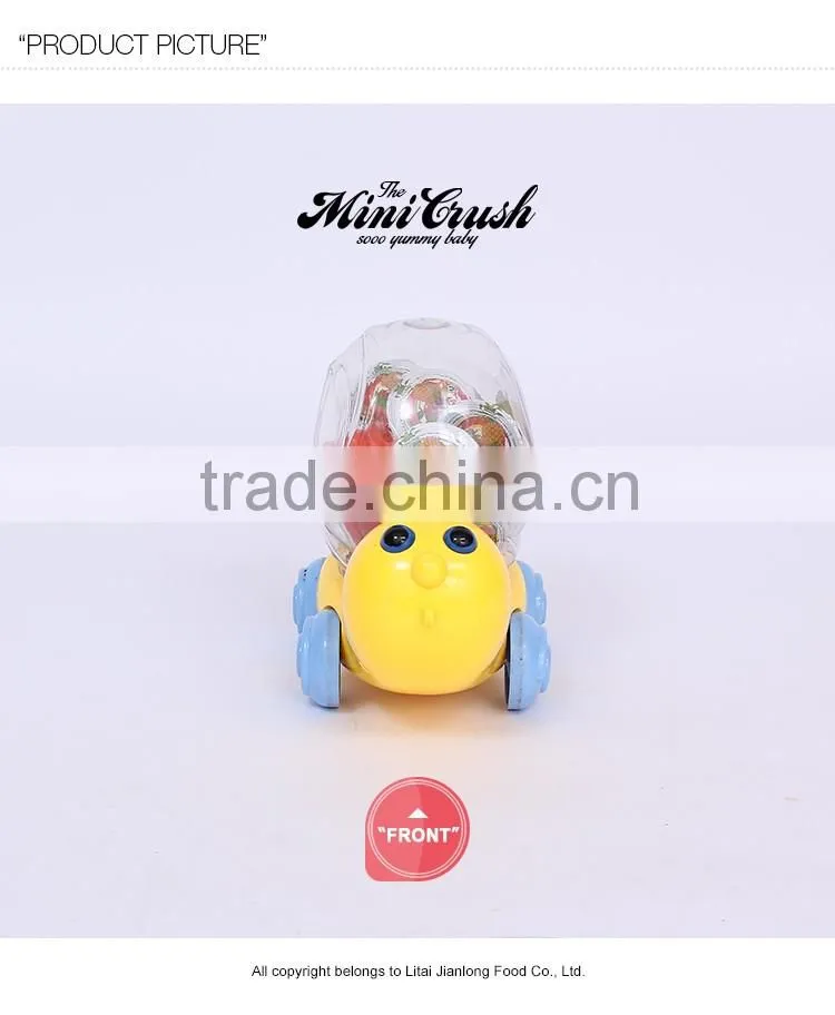 Mini cute snail toys package assorted fruit flavor lychee coconut jelly cup