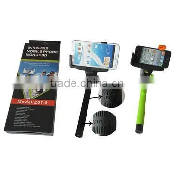Hot sale high quality camera smonopod elfie stick bluetooth remote shutter