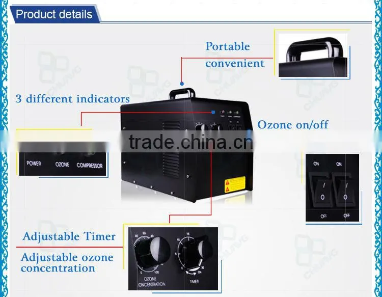 Direct manufactural 3g ceramic ozone sterilizer