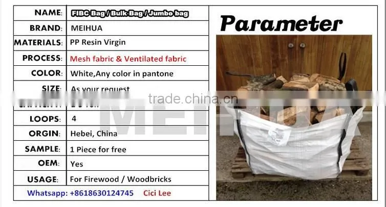 Mesh bag for firewood FREE SAMPLE!