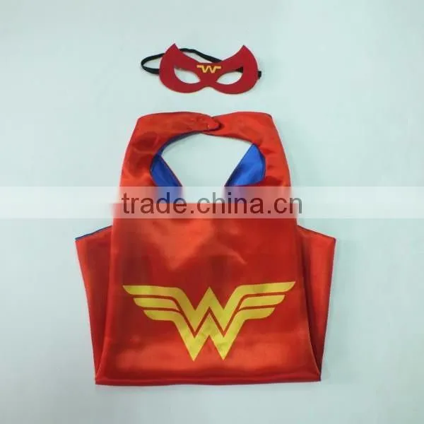 YS Manufacturer Children Birthday Party Wholesale Superhero Cape and Mask