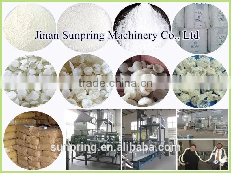 Modified corn maize starch processing line