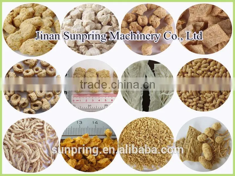 Textured soya chunks making machines