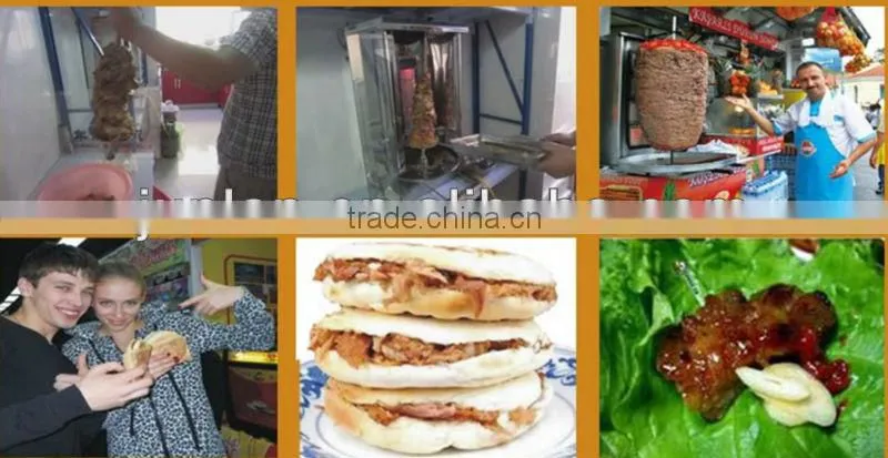 shish kebab machine for meat roasting