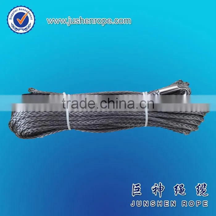 Top quality creative 14mm*15m dyn uhmwpe winch rope