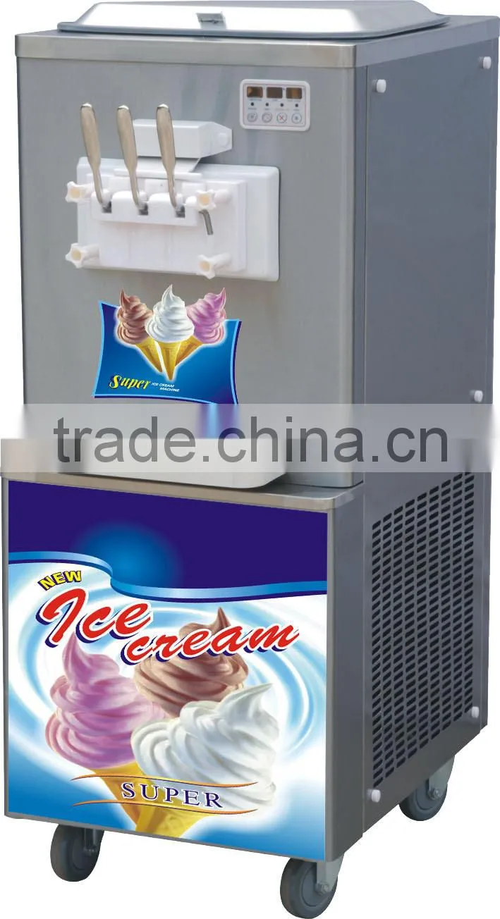 china CE certification cheap price commercial electric soft serve ice cream machine for sale