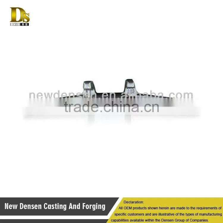 OEM custom China produces high quality sand casting iron core or iron teeth for rubber track