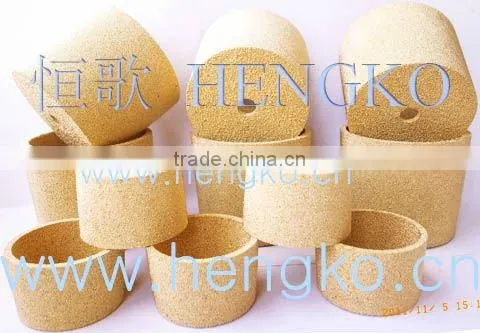 0.2~90 microns micro brass powder sintered hydraulic oil filter cartridge