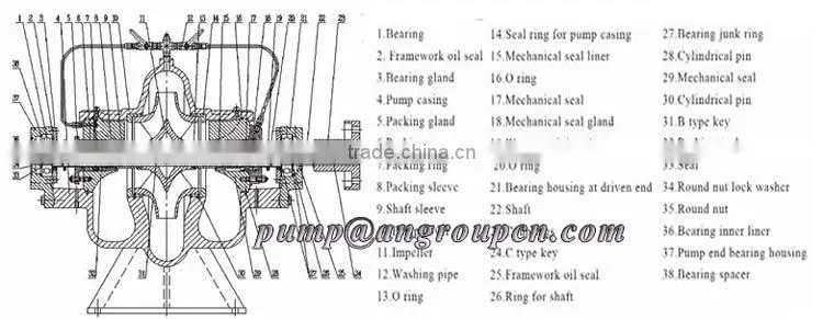 Centrifugal Large capacity Stainless Steel Sea Water Pump