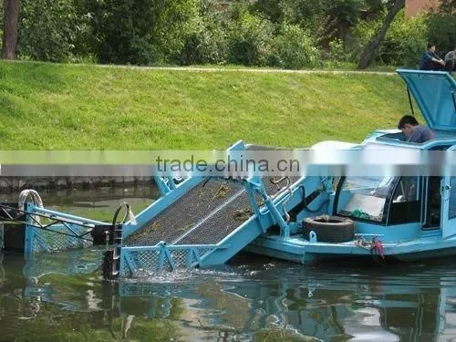 Aquatic weed harvester/Garbage salvage ship/ lake automatic cleaning machine