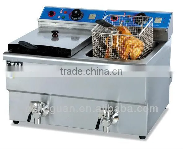 jieguan gas counter top 14L /tank Temperature-controlled Fryer (GF-72A)