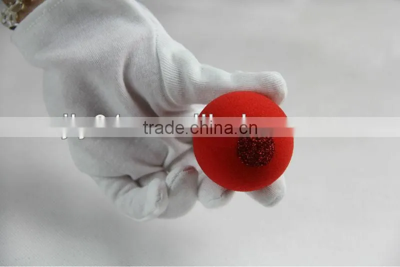 Party accessories red foam clown nose/sponge clown nose