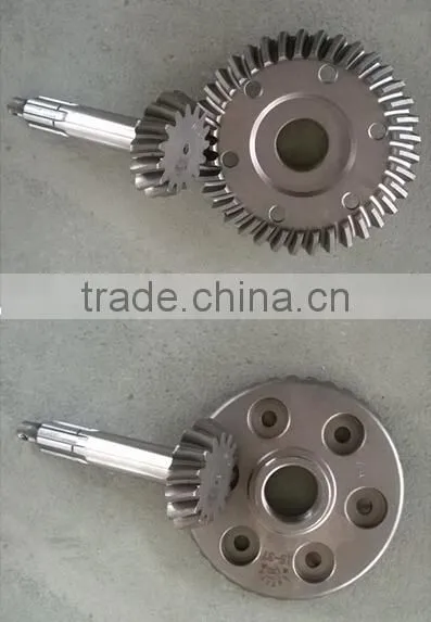 Chinese Manufacturer tricycle 15/37 crown wheel and pinion gear for pakistan market
